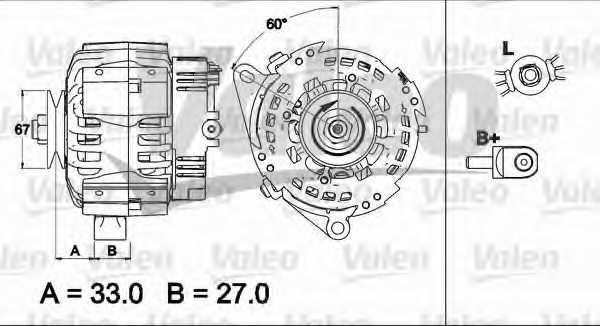 VALEO 437505 Alternator